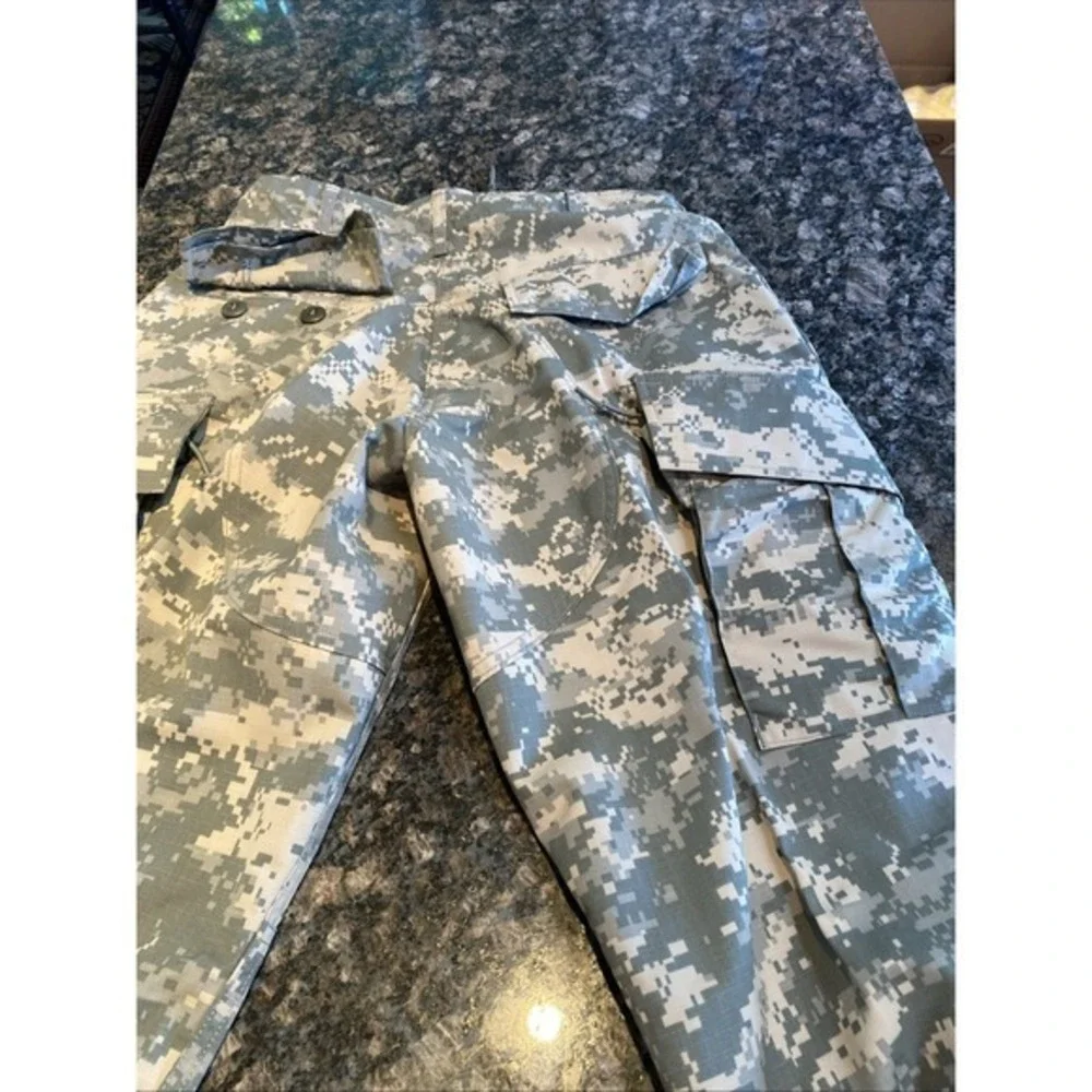 US Army Desert Officer Camouflage Cargo‎ Pants Weather small/x short 3615